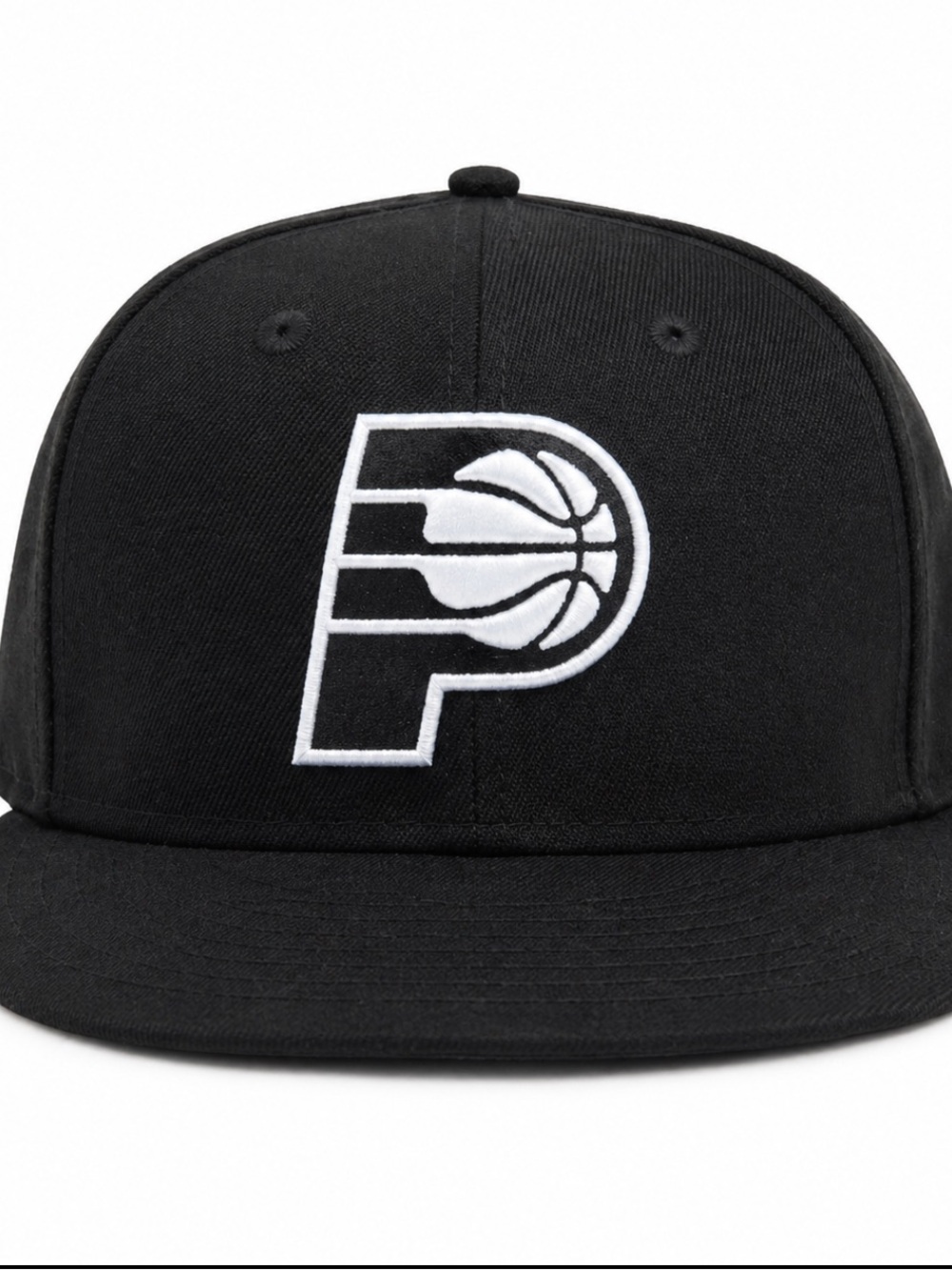 Indiana Pacers New Era 9FIFTY Snapback Hat Black White NBA Cap Adjustable